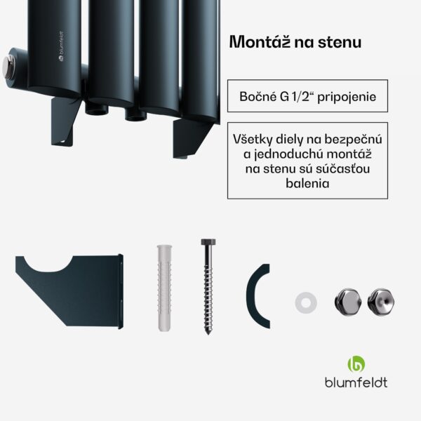 Blumfeldt Tallheo radiátor 60x30 230W - Image 2