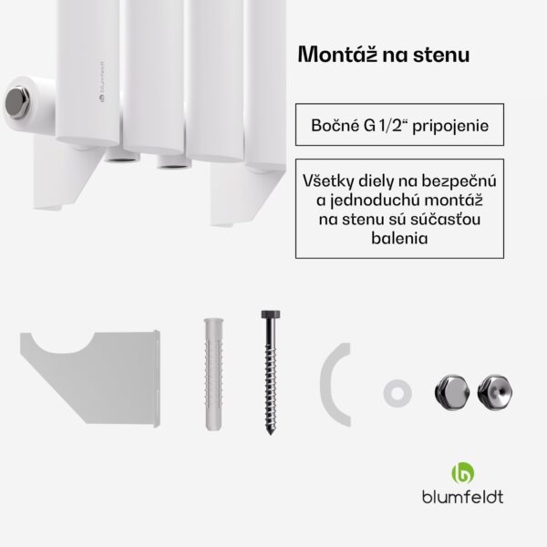 Blumfeldt Tallheo radiátor 60x30 230W - Image 2