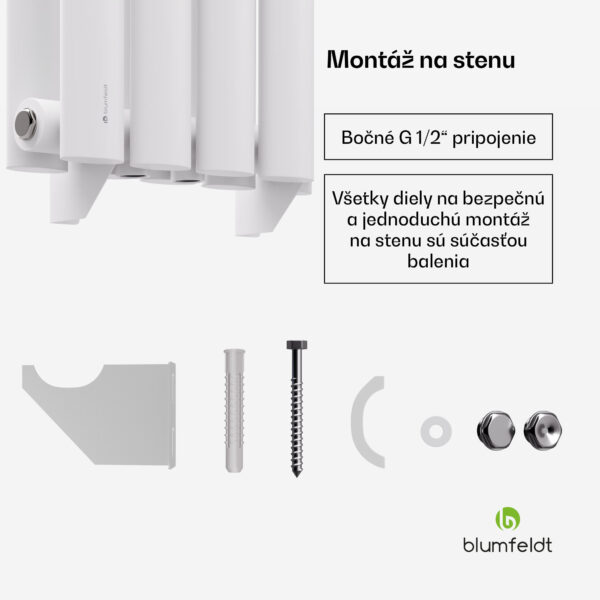 Blumfeldt Tallheo radiátor 60x30 360W - Image 2