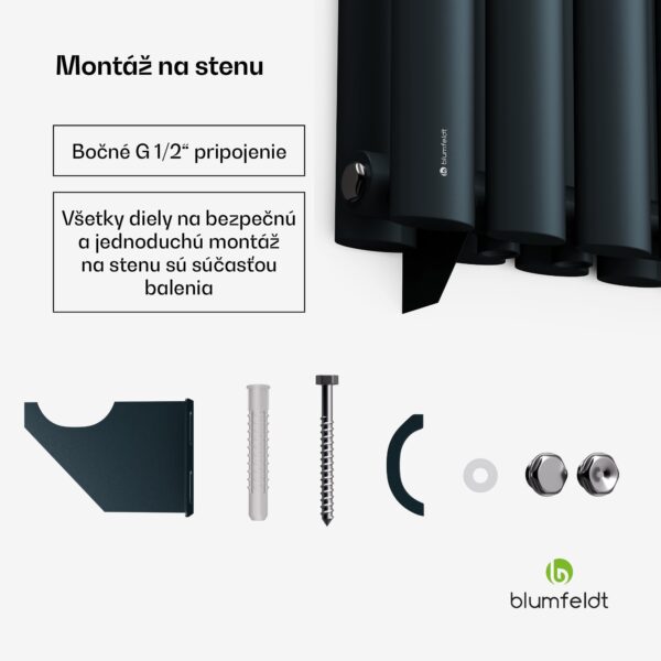 Blumfeldt Tallheo radiátor 60x60 707W - Image 2