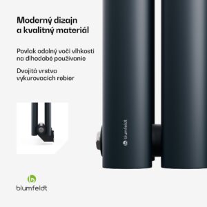 Blumfeldt Tallheo radiátor 120x30 620W