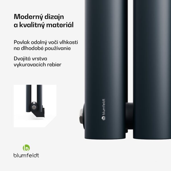 Blumfeldt Tallheo radiátor 120x30 620W