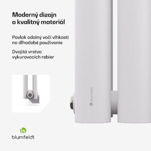 Blumfeldt Tallheo radiátor 120x30 620W