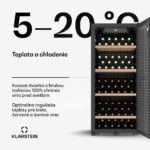 Klarstein CellarMax chladnička na víno, 114 fliaš, Kompresor, Energetická účinnosť E