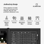 Klarstein CellarMax chladnička na víno, 114 fliaš, Kompresor, Energetická účinnosť E - Image 3