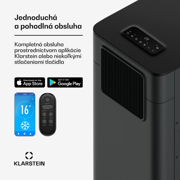 Klarstein Breeze Box 9K Smart PAC klimatizácia, Režim 3 v 1, Inteligentné ovládanie, do 32 m², 24h časovač, mobilná - Image 3