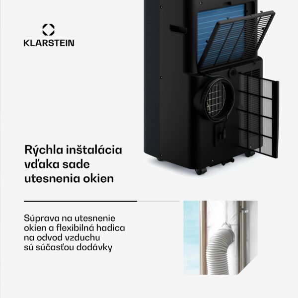 Klarstein AireLux prenosná klimatizácia, 14.000 BTU, Inteligentné ovládanie, Moderná - Image 3