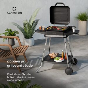 Klarstein Gatsby elektrický gril, Vnútorné a vonkajšie použitie, 3050 W, EasyGrill Concept, Do 240 °C