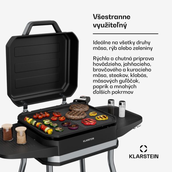 Klarstein Gatsby elektrický gril, Vnútorné a vonkajšie použitie, 3050 W, EasyGrill Concept, Do 240 °C - Image 3