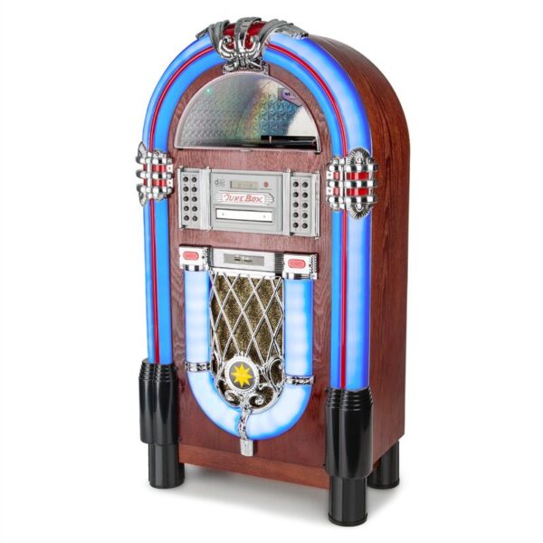 Auna Graceland TT, jukebox, bluetooth, phono, CD, USB, SD, MP3, AUX, FM - Image 2