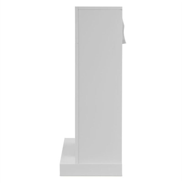 Klarstein Blanca, elektrický krb, 750/2000 W, LED simulácia plameňa, 40 m², biely - Image 2