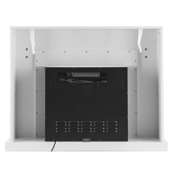Klarstein Blanca, elektrický krb, 750/2000 W, LED simulácia plameňa, 40 m², biely - Image 3