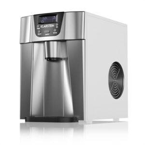 Klarstein Ice Volcano 2 GS, výrobník ľadu, 13 kg/24 h, zariadenie na výrobu ľadu, LED, strieborný