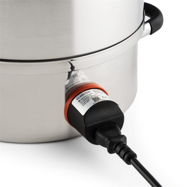 Klarstein Applebee, parný odšťavovač, odšťavovací hrniec, elektrický, 1500 W, Ø 25 cm, 8 l, nehrdzavejúca oceľ - Image 2
