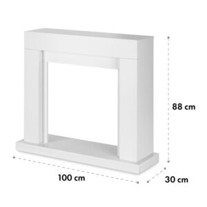 Klarstein Studio Frame, krbová konštrukcia, rám, MDF, moderný dizajn, biela