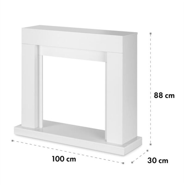 Klarstein Studio Frame, krbová konštrukcia, rám, MDF, moderný dizajn, biela