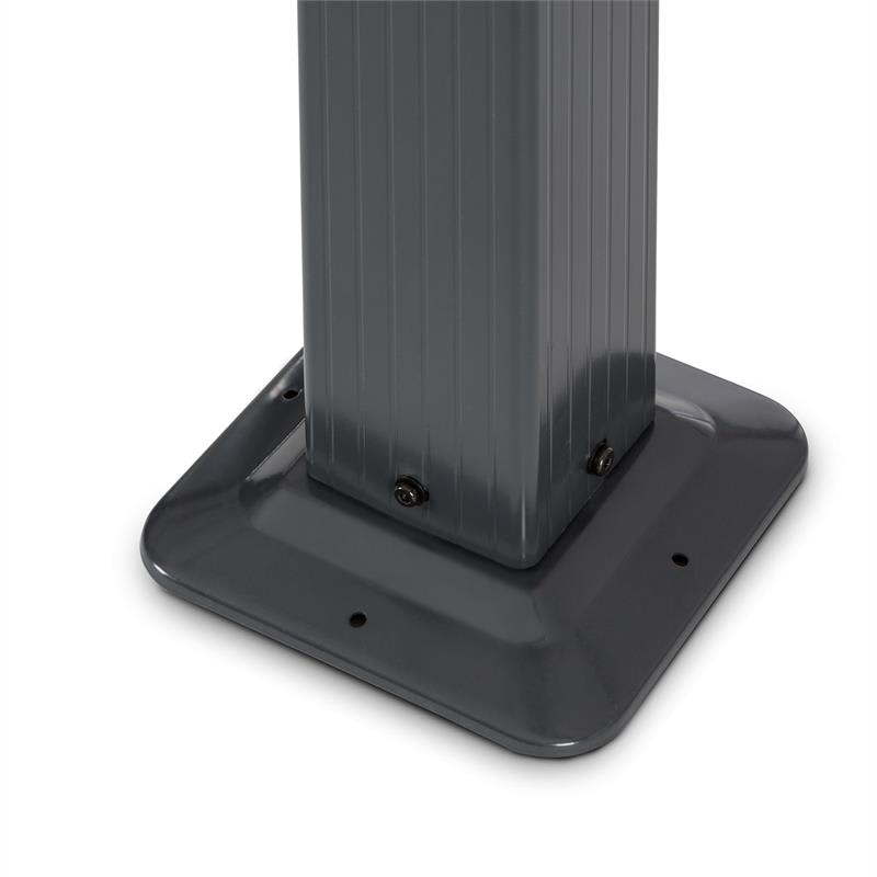 Blumfeldt Pantheon, pergola, prístrešok, 3 x 3 m, hliník, strieška proti slnku, polyester, sivá - Image 2