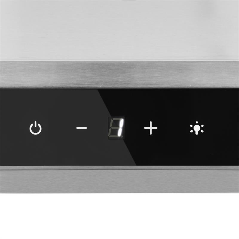 Klarstein Zelda 90, digestor, 90 cm, nástenný, 650 m³/h, LED, dotykové ovládanie, časovač, nehrdzavejúca oceľ - Image 2