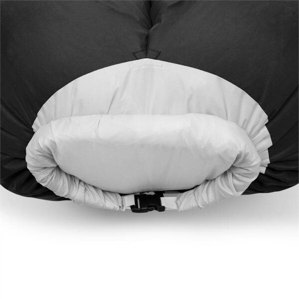 Blumfeldt Airlounge, nafukovacia sedačka, 90 x 80 x 150 cm, ruksak, prateľná, polyester, čierna - Image 2
