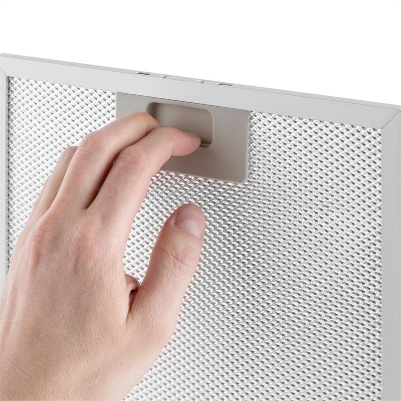 Klarstein Hliníkový tukový filter 27,1 x 31,8 cm náhradný filter 2 kusy príslušenstvo – Obrázok 2
