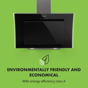 Klarstein Sabia 90, digestor, 90 cm, nástenný, 600 m³/h, LED, čierny