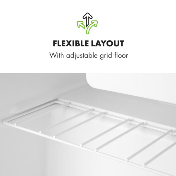 Klarstein Snoopy Eco, mini chladnička, mraziaci priečinok, 41 l, energet. trieda F, 39 dB, čierna - Image 3