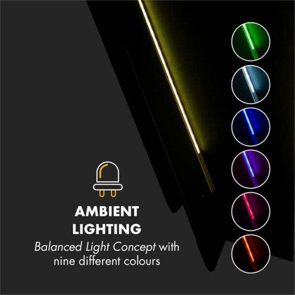 Klarstein Aurora Eco 90, Digestor, 550 m³/h, LED displej, čierny - Image 2