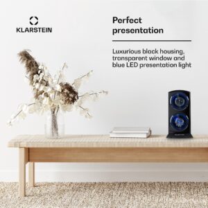 Klarstein St. Gallen Premium, naťahovač na hodinky, 2 hodiniek, 4 rýchlosti, čierny