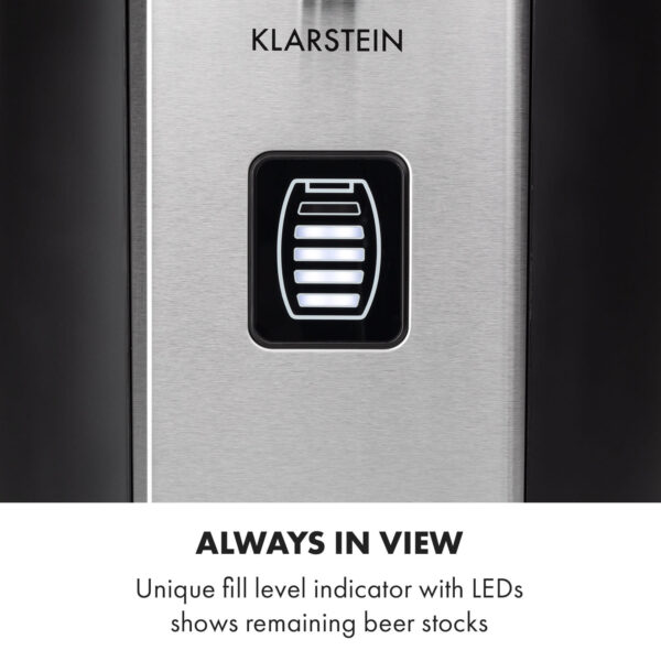 Klarstein Beerkules, výčapné zariadenie, 5 l súdok, kompresor, 120 W, čierne - Image 3