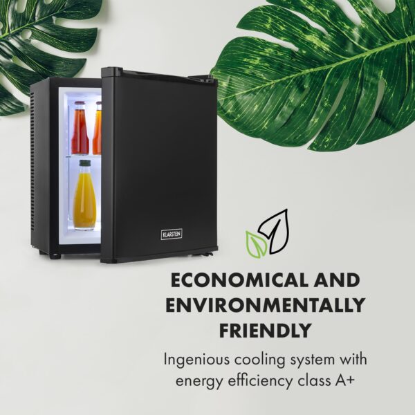 Klarstein Secret Cool, mini chladnička, minibar, 13 l, energet. trieda G, čierna - Image 2