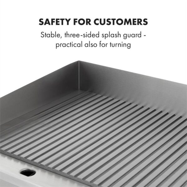 Klarstein Grillmeile 3000R, elektrický gril, 3000 W, grilovacia platňa 54,5 x 35 cm, rebrovaný - Image 3