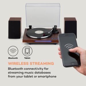 Auna TT-Play PLUS, gramofón, reproduktory, 20Wmax., BT, 33/45, rpm