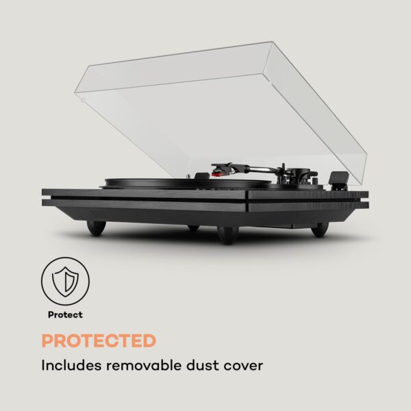 Auna TT-Play PLUS, gramofón, reproduktory, max.20W, BT, 33/45 rpm - Image 3