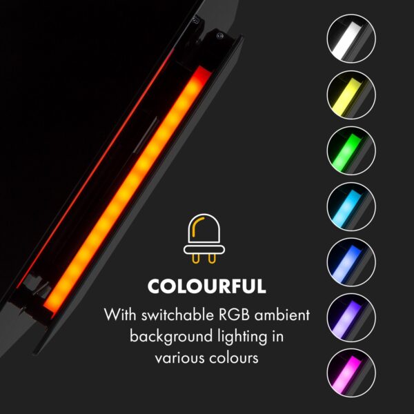 Klarstein Eleonora 60, digestor, 60 cm, nastenný, 426 m³/h, dotykový panel, LED, A++, čierny - Image 3