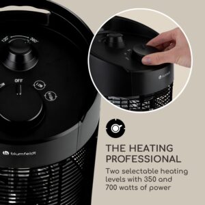 Blumfeldt Heat Guru 360 Mini, infračervený ohrievač, 700/350 W, oscilácia, čierny