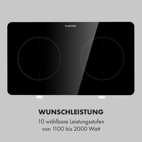 Klarstein FutureChef, indukčná varná doska, 3000 W, 2 zóny - Image 3