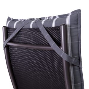 Blumfeldt Sylt, čalúnená podložka, podložka na stoličku, podložka na vyššie polohovacie kreslo, vankúš, polyester, 50 × 120 × 9 cm