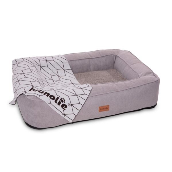 Brunolie Deka pre psa, prikrývka pre psa, 80 × 60 cm, polyesterový plyš, možnosť prania - Image 2