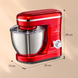Klarstein Bella Mini, kuchynský robot, 1200 W, 6 stupňov, 4 l, pulzná funkcia, nehrdzavejúca oceľ