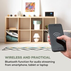 Auna Silver Star Mini Internetové DAB+/UKW rádio, WiFi, BT, USB, ovládanie cez aplikáciu