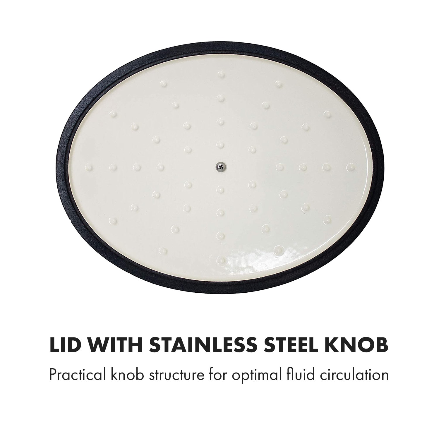 Klarstein Podolica, pekáč, 4 l, kastról, liatinový, smaltovaný, oválny, rukoväte