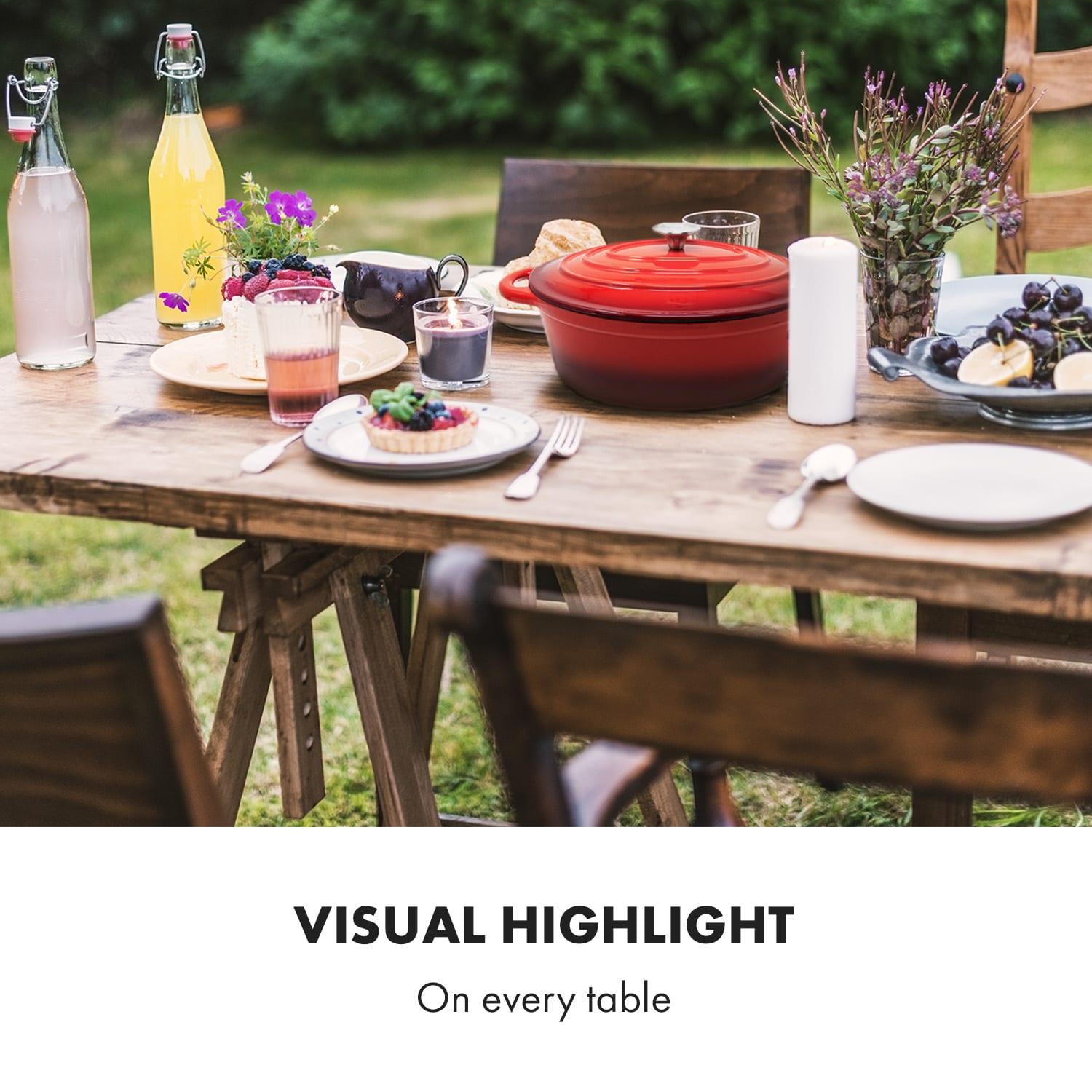 Klarstein Podolica, pekáč, 4 l, kastról, liatinový, smaltovaný, oválny, rukoväte - Image 3