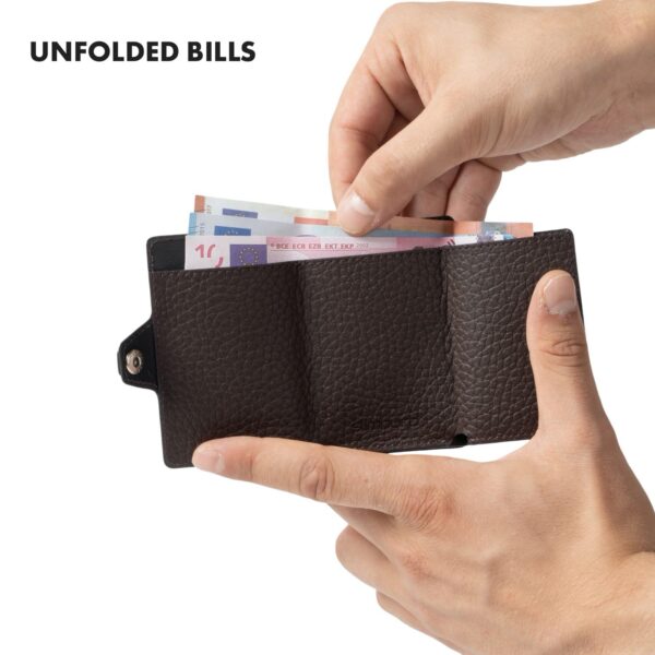 Slimpuro ZNAP Slim Wallet, 8 kariet, priehradka na mince, 8,9 x 1,5 x 6,3 cm (Š x V x H), ochrana RFID