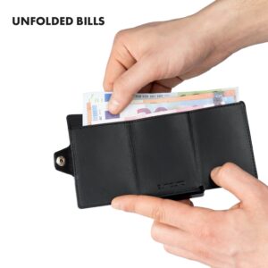 Slimpuro ZNAP Slim Wallet, 8 kariet, priehradka na mince, 8,9 x 1,5 x 6,3 cm (Š x V x H), ochrana RFID
