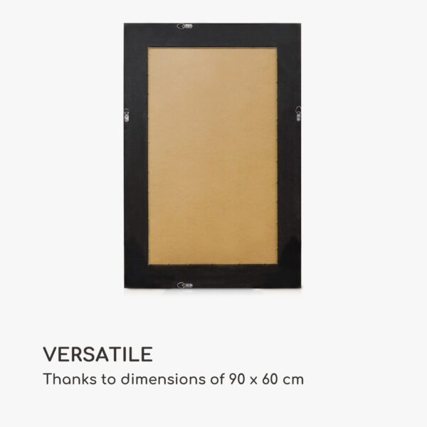 Casa Chic Manresa Nástenné zrkadlo s dreveným rámom Obdĺžnikové 90 x 60 cm Vintage - Image 3