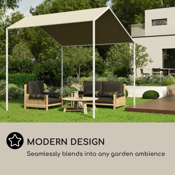 Blumfeldt La Rochelle Gazebo, šikmá pergola, hliníkový rám, UV 50+, polyesterová tkanina - Image 2