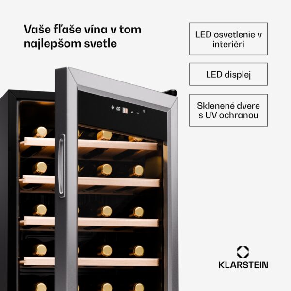 Klarstein Shiraz Premium Smart 24, chladnička na víno