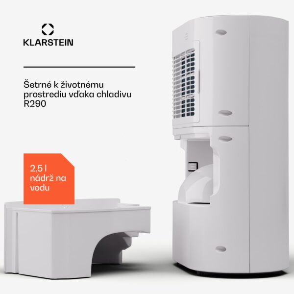 Klarstein AeroDry 10 Odvlhčovač 165W 10l/d 265m³/h 25m² DrySelect 37dB