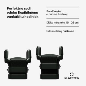Klarstein Sarthe 6, naťahovač hodiniek, na 6 hodiniek, 5 režimov otáčania, LED osvetlenie, dotýkové ovládanie, diaľkové ovládanie
