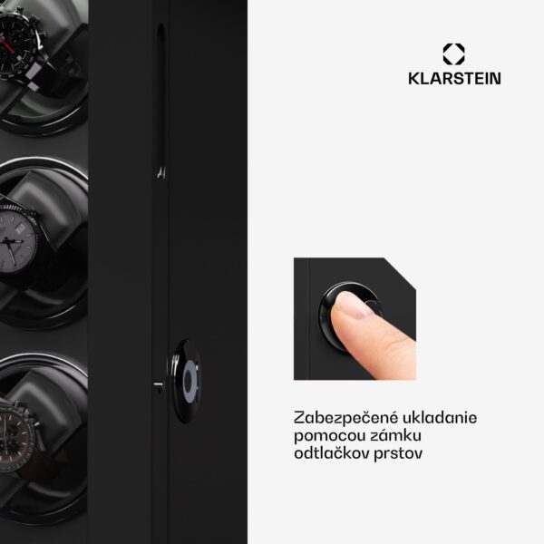 Klarstein Verdon 12, naťahovač hodiniek, na 12 hodiniek, 3 režimy, 5 rýchlostí, LED, diaľkové ovládanie - Image 3